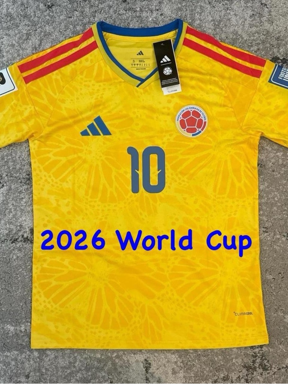 Colombia World Cup Jersey James Rodriguez